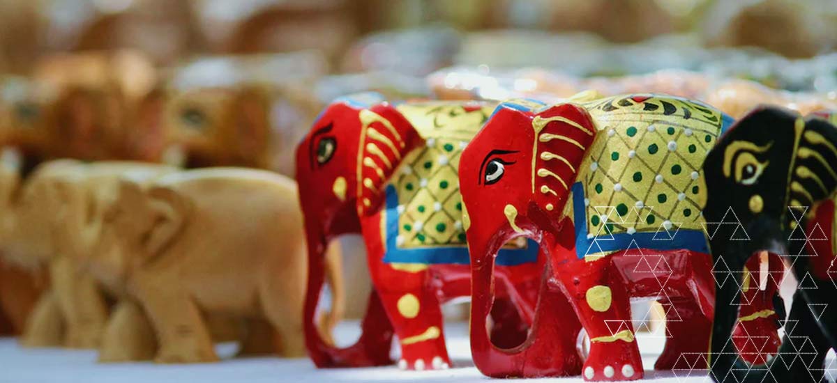 Asia Pacific Painted Elephants
